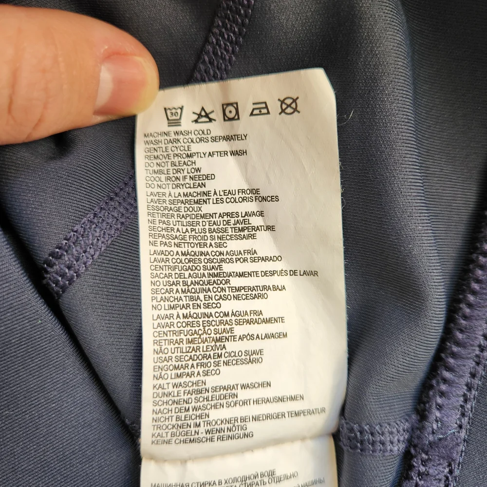 New Balance Women's Swim Leggings - Navy and Pink - Picture 14 of 16